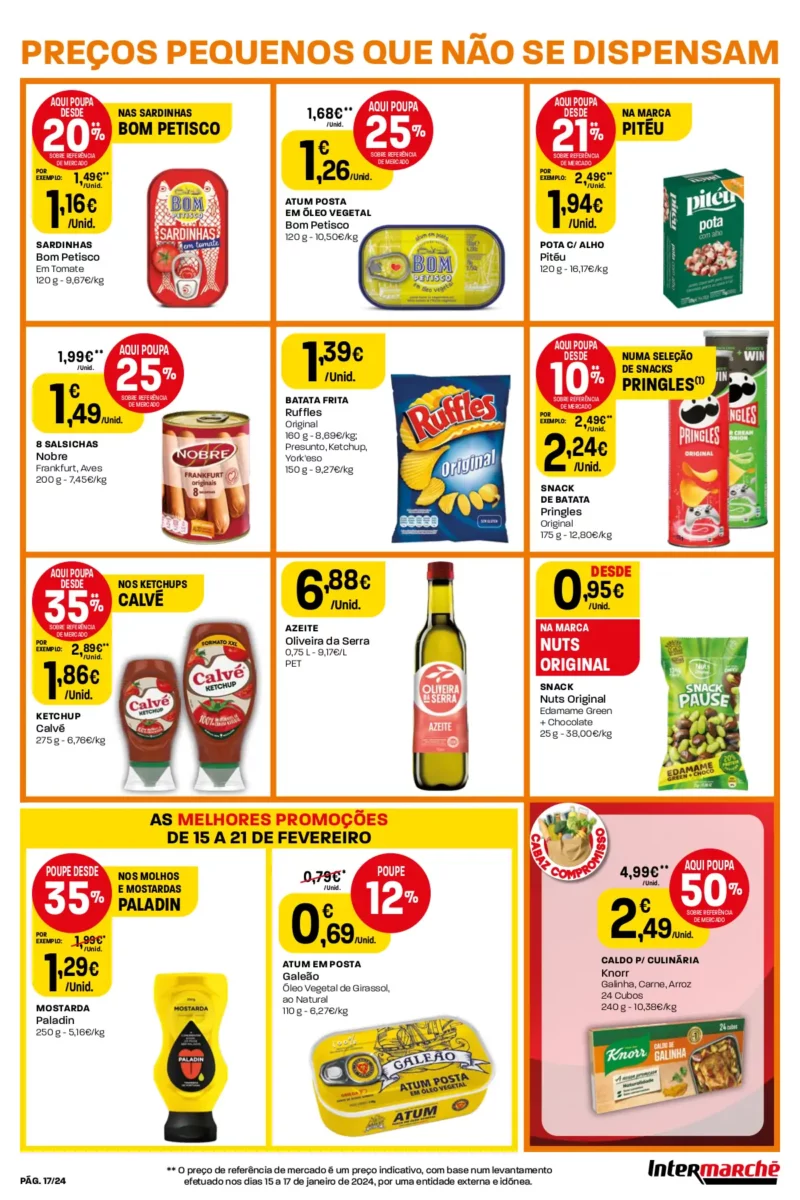 Antevis&atilde;o Folheto Intermarch&eacute; (15 a 21 fevereiro)