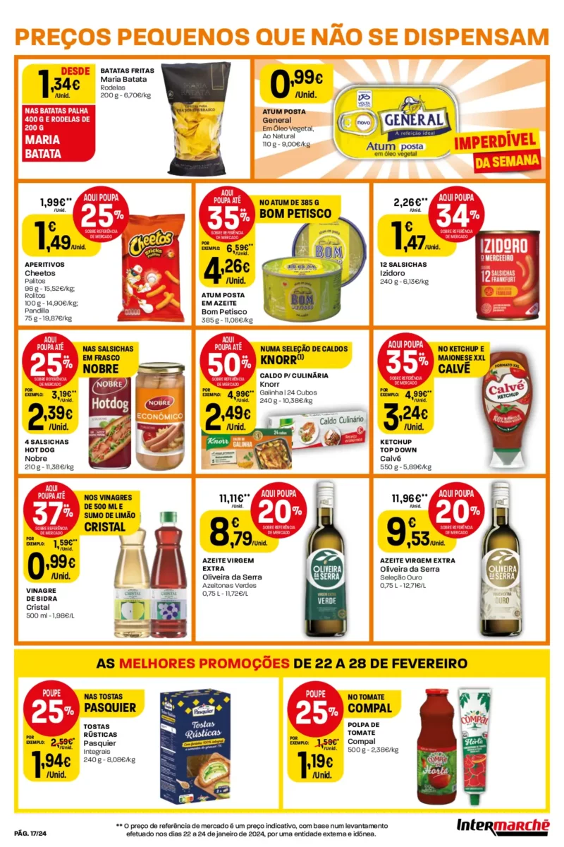 Antevis&atilde;o Folheto Intermarch&eacute; (22 a 28 fevereiro)