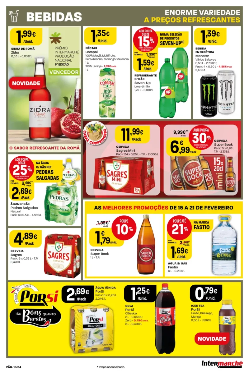 Antevis&atilde;o Folheto Intermarch&eacute; (15 a 21 fevereiro)