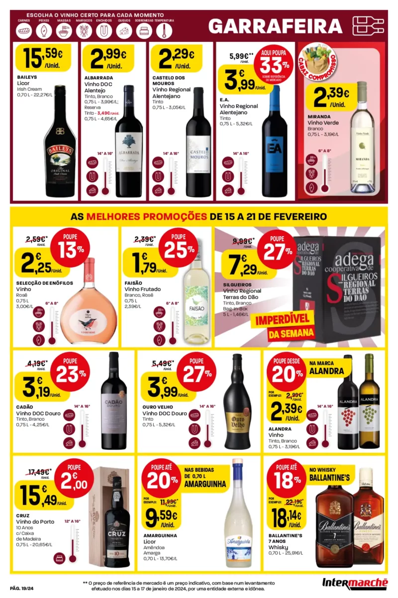 Antevis&atilde;o Folheto Intermarch&eacute; (15 a 21 fevereiro)