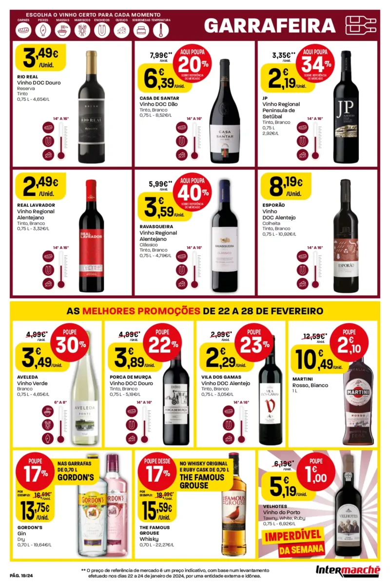 Antevis&atilde;o Folheto Intermarch&eacute; (22 a 28 fevereiro)