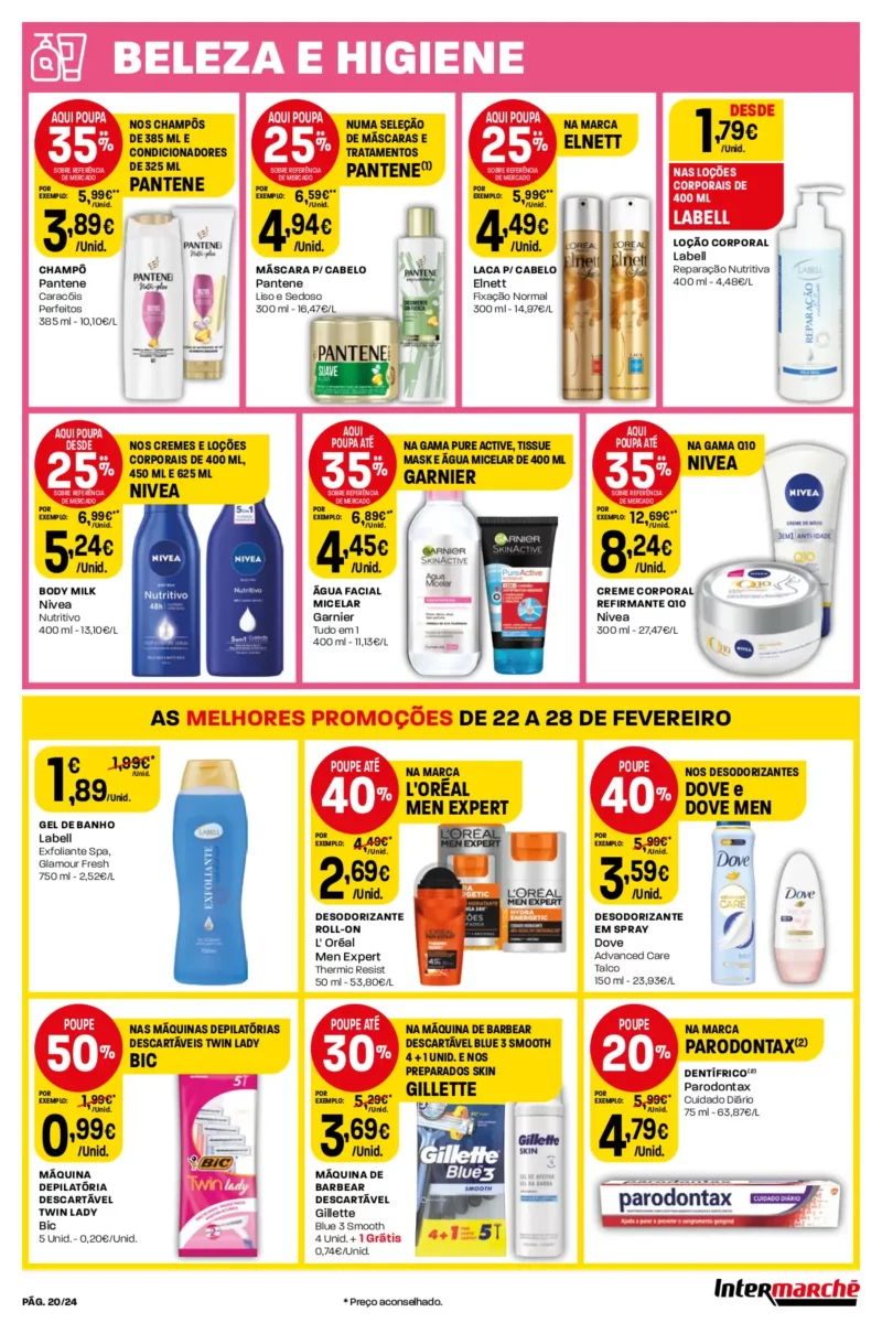 Antevis&atilde;o Folheto Intermarch&eacute; (22 a 28 fevereiro)