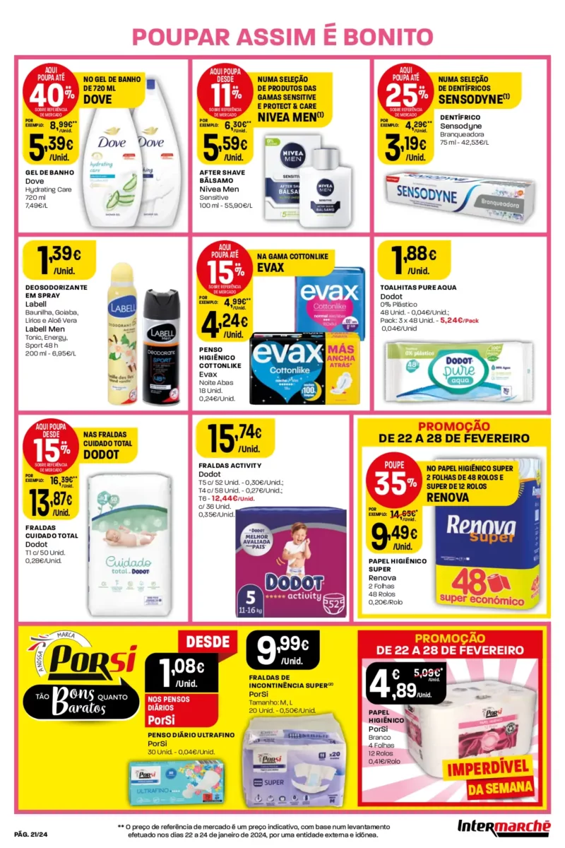 Antevis&atilde;o Folheto Intermarch&eacute; (22 a 28 fevereiro)