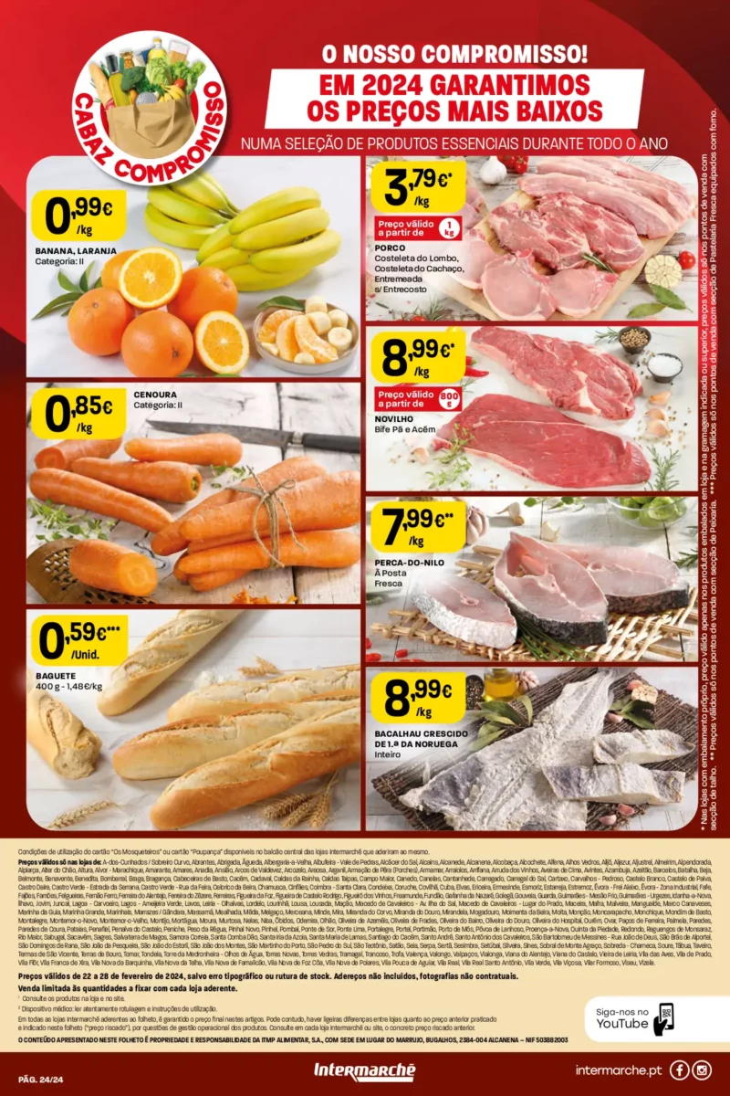 Antevis&atilde;o Folheto Intermarch&eacute; (22 a 28 fevereiro)