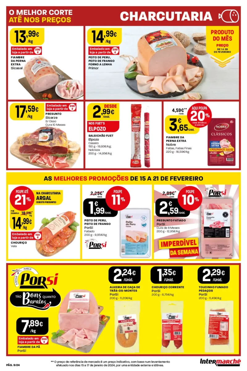 Antevis&atilde;o Folheto Intermarch&eacute; (15 a 21 fevereiro)