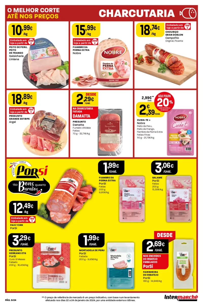 Antevis&atilde;o Folheto Intermarch&eacute; (22 a 28 fevereiro)