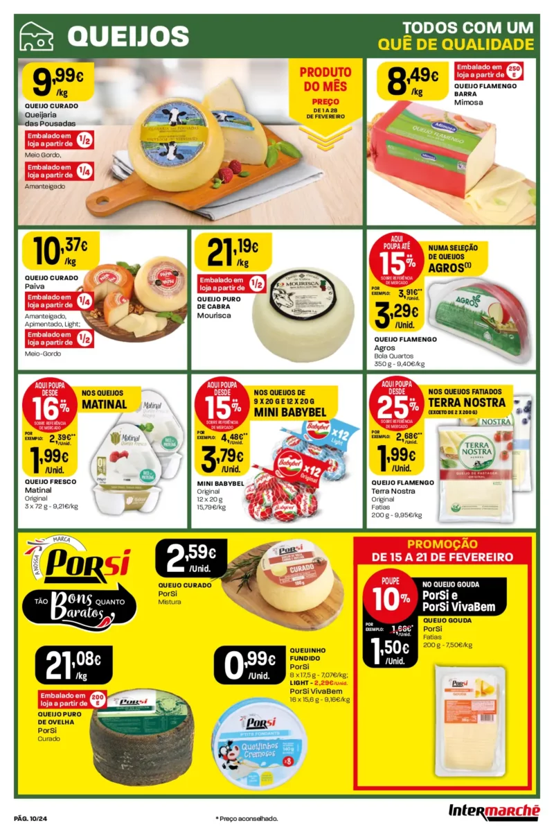 Antevis&atilde;o Folheto Intermarch&eacute; (15 a 21 fevereiro)