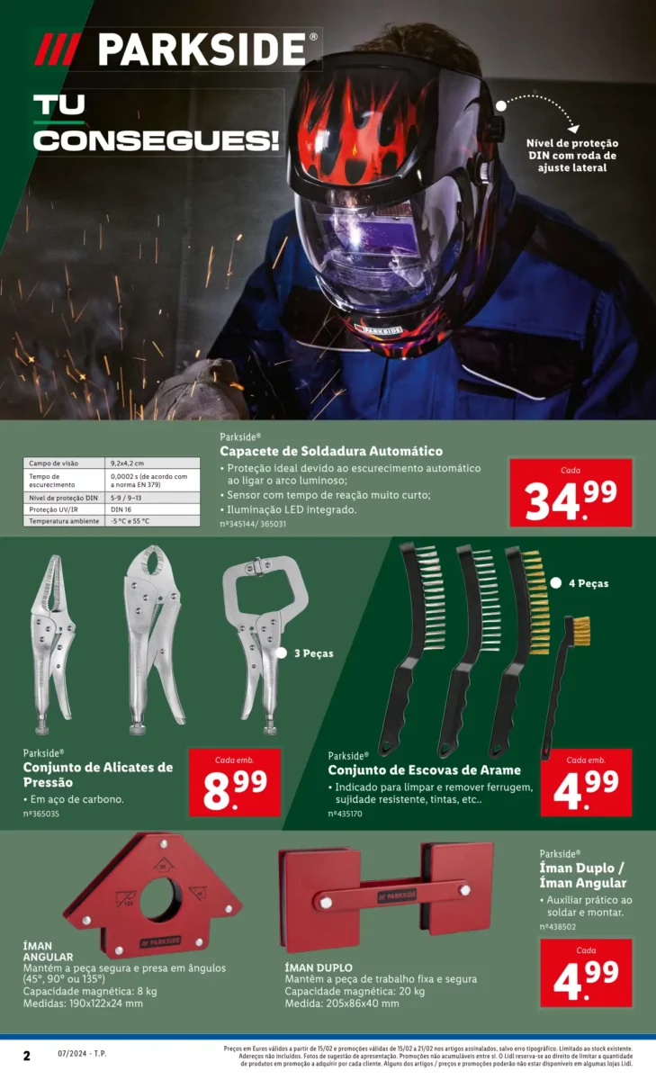 Antevis&atilde;o Folheto LiDL Novidades (a partir de 15 fevereiro)