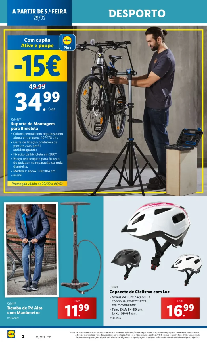 Antevis&atilde;o Folheto LiDL Novidades (a partir de 29 fevereiro)