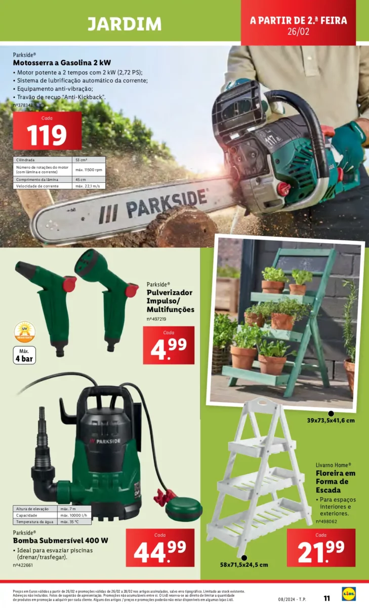 Antevis&atilde;o Folheto LiDL Novidades (a partir de 22 fevereiro)