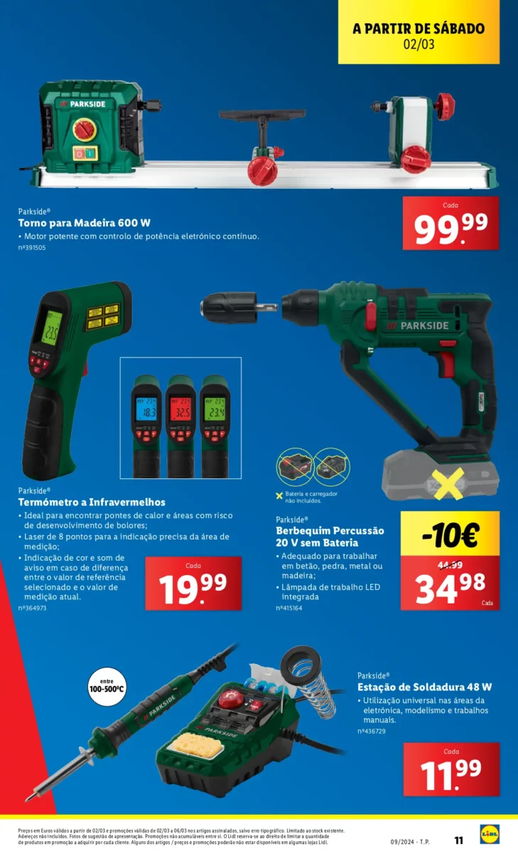 Antevis&atilde;o Folheto LiDL Novidades (a partir de 29 fevereiro)
