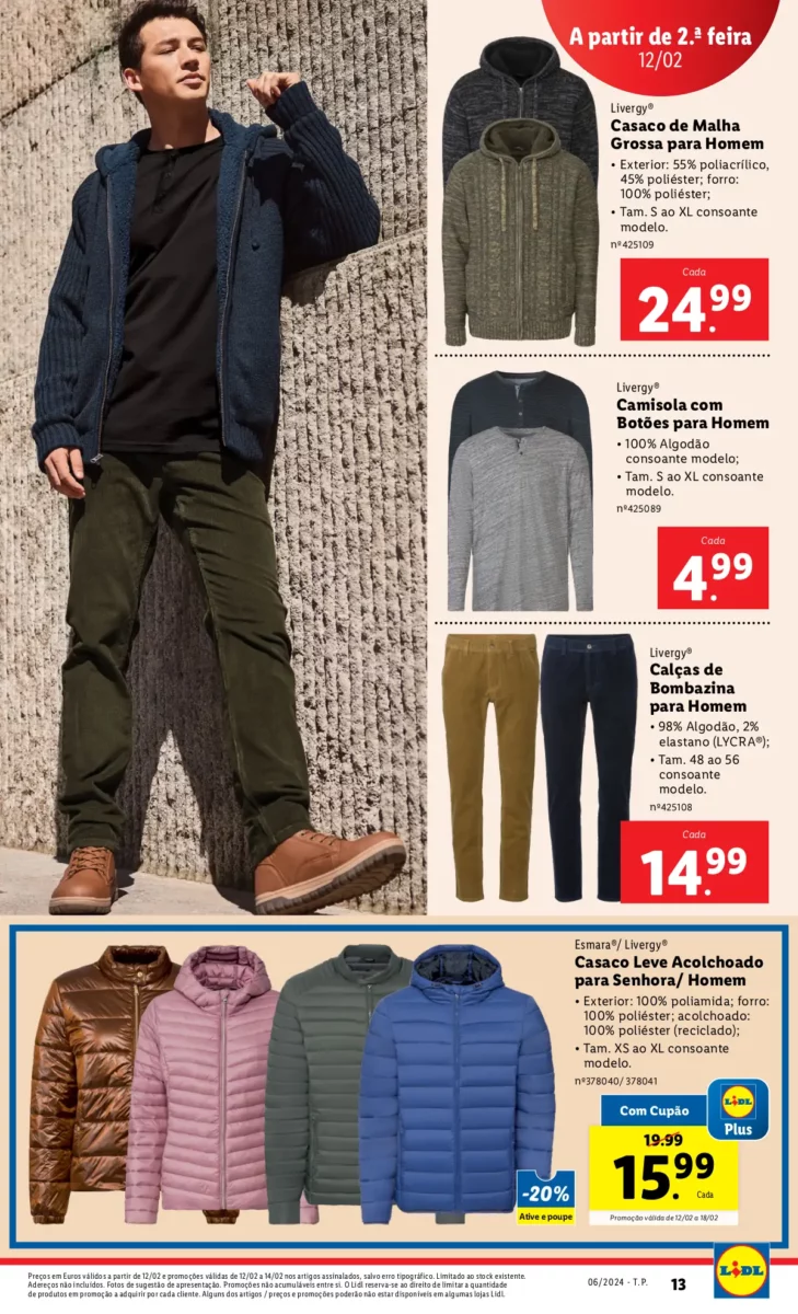 Antevis&atilde;o Folheto LiDL Novidades (a partir de 8 fevereiro)