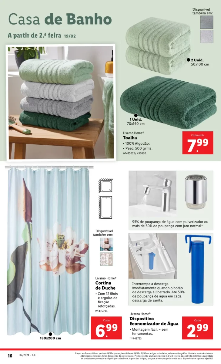 Antevis&atilde;o Folheto LiDL Novidades (a partir de 15 fevereiro)
