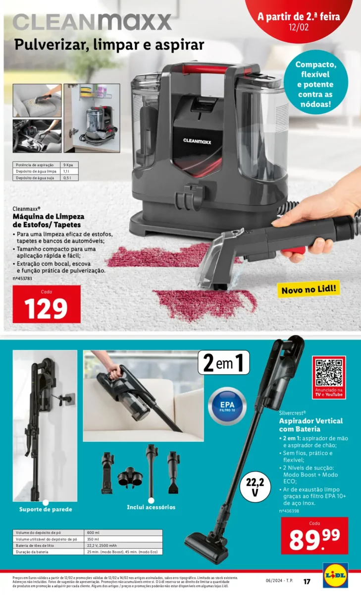 Antevis&atilde;o Folheto LiDL Novidades (a partir de 8 fevereiro)