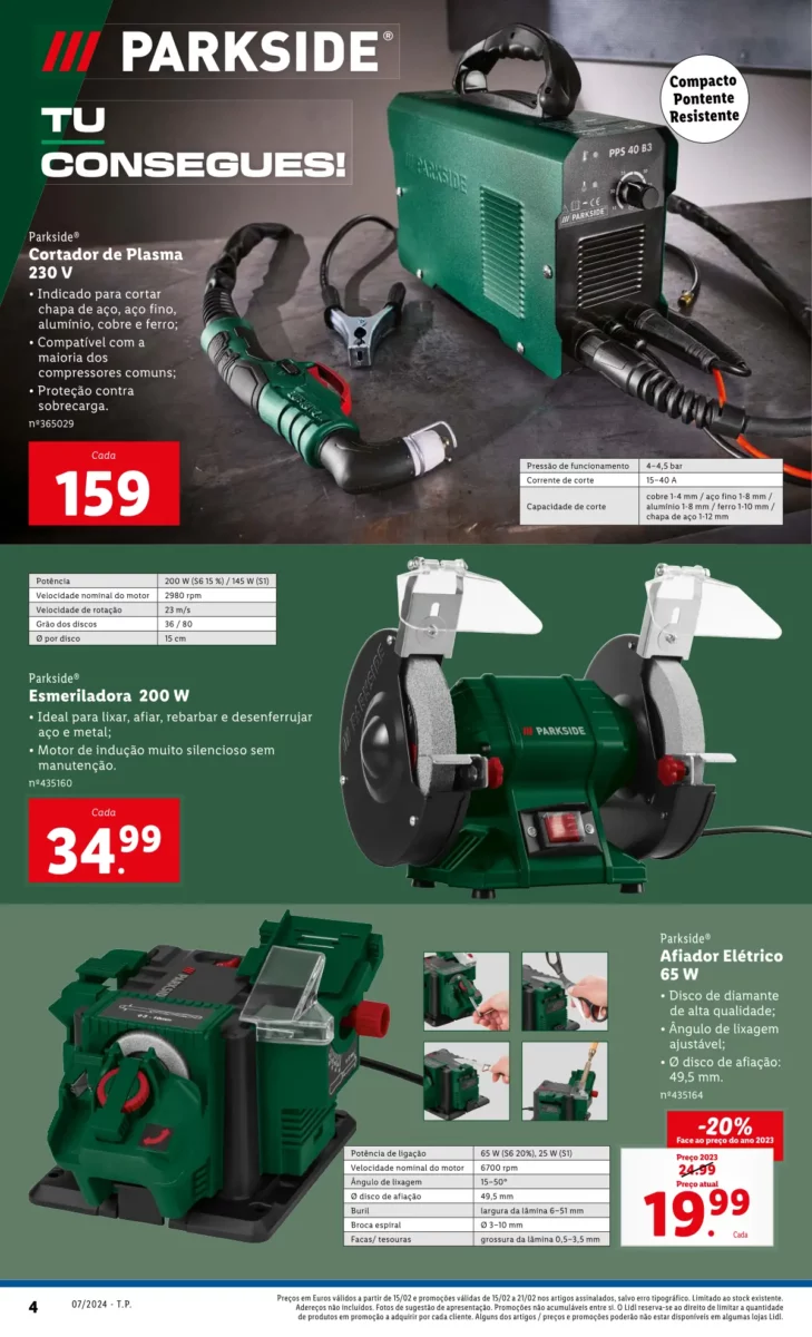Antevis&atilde;o Folheto LiDL Novidades (a partir de 15 fevereiro)