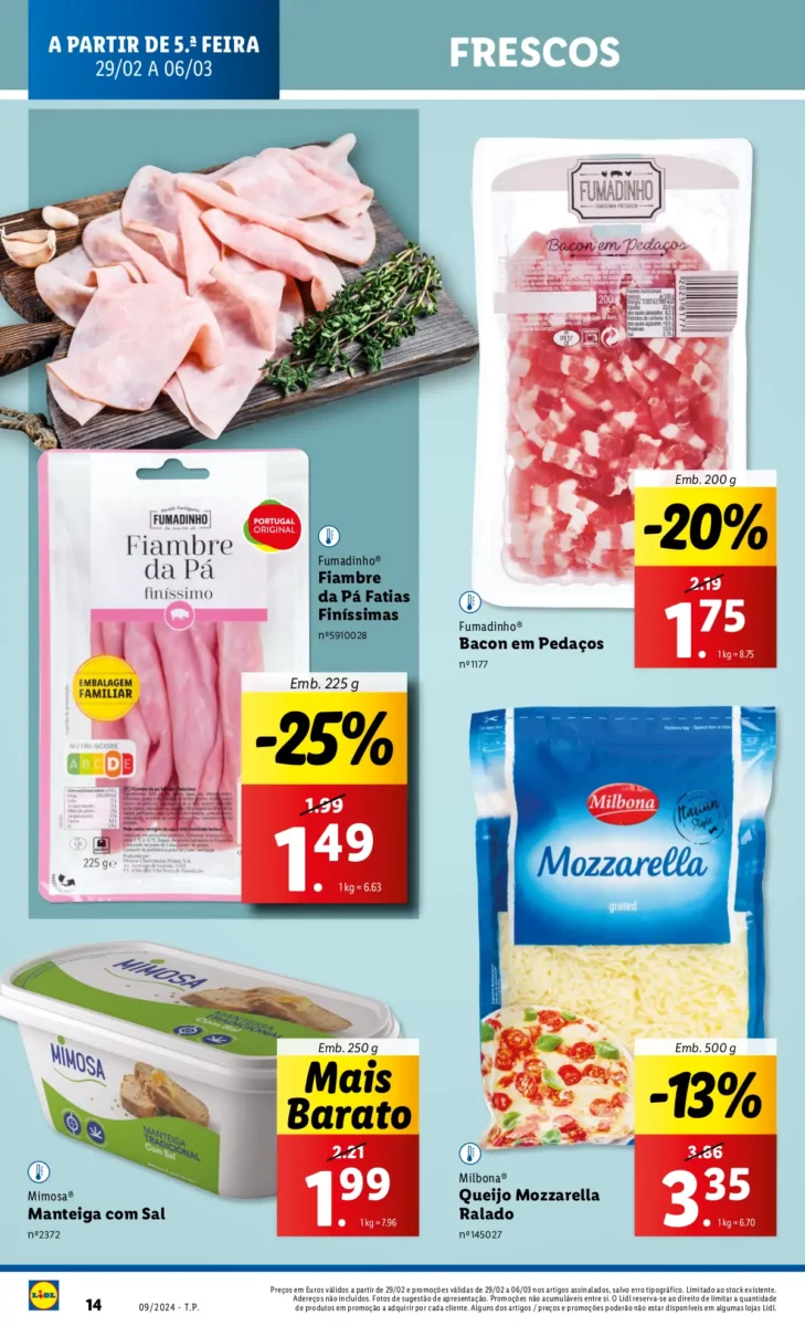 Antevis&atilde;o Folheto LiDL Novidades (a partir de 29 fevereiro)