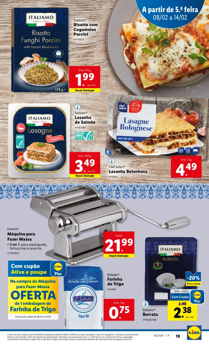 Antevis&atilde;o Folheto LiDL Novidades (a partir de 8 fevereiro)