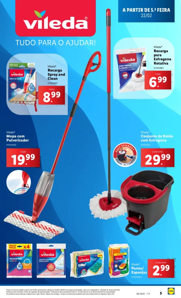 Antevis&atilde;o Folheto LiDL Novidades (a partir de 22 fevereiro)