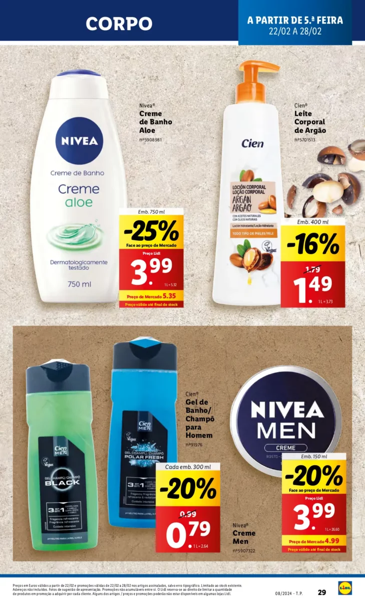 Antevis&atilde;o Folheto LiDL Novidades (a partir de 22 fevereiro)