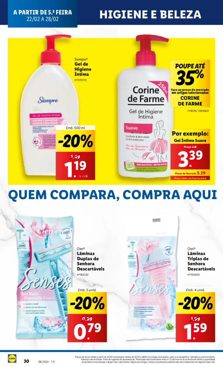 Antevis&atilde;o Folheto LiDL Novidades (a partir de 22 fevereiro)