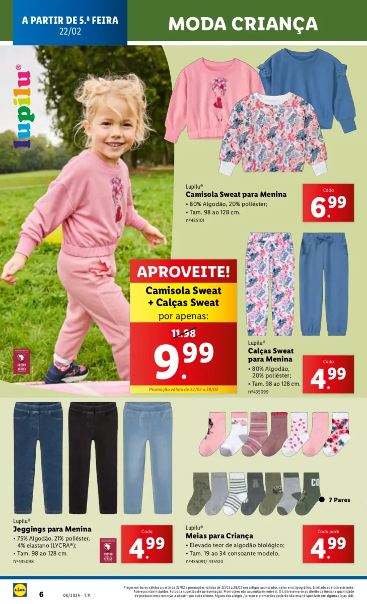 Antevis&atilde;o Folheto LiDL Novidades (a partir de 22 fevereiro)