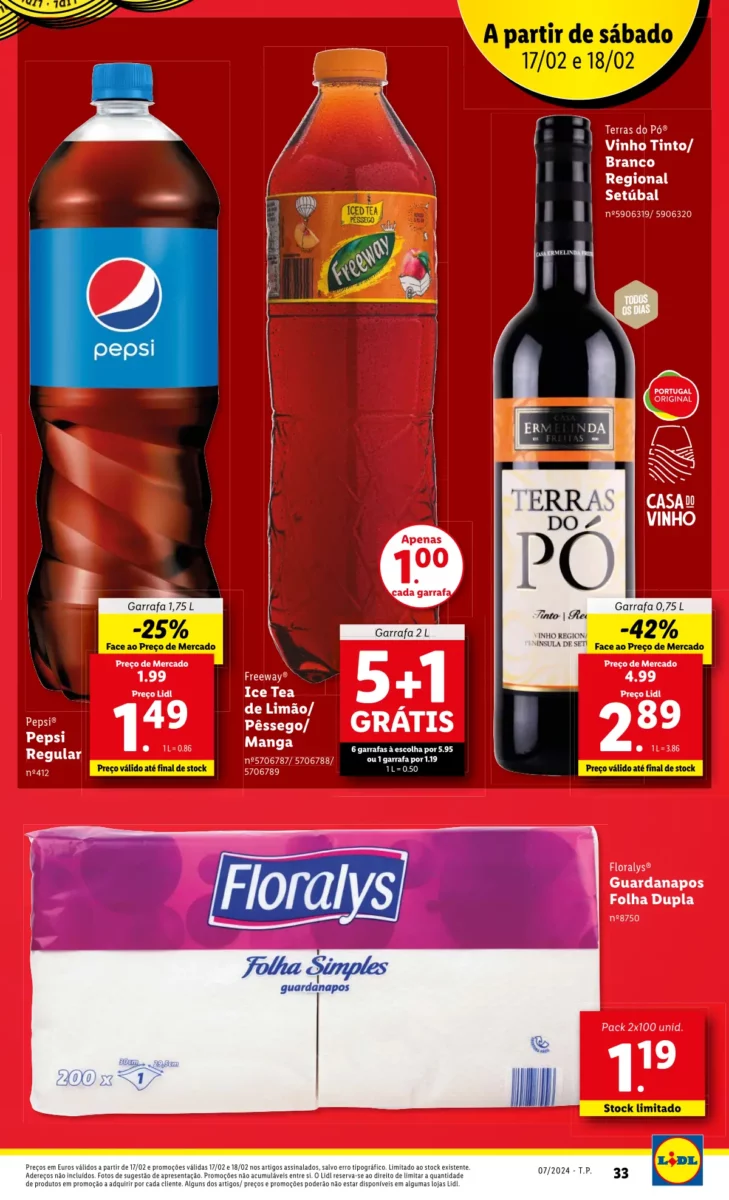 Antevis&atilde;o Folheto LiDL Fim-de-semana (17 e 18 fevereiro)