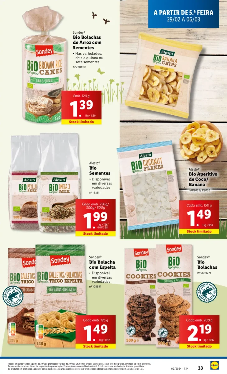 Antevis&atilde;o Folheto LiDL Novidades (a partir de 29 fevereiro)