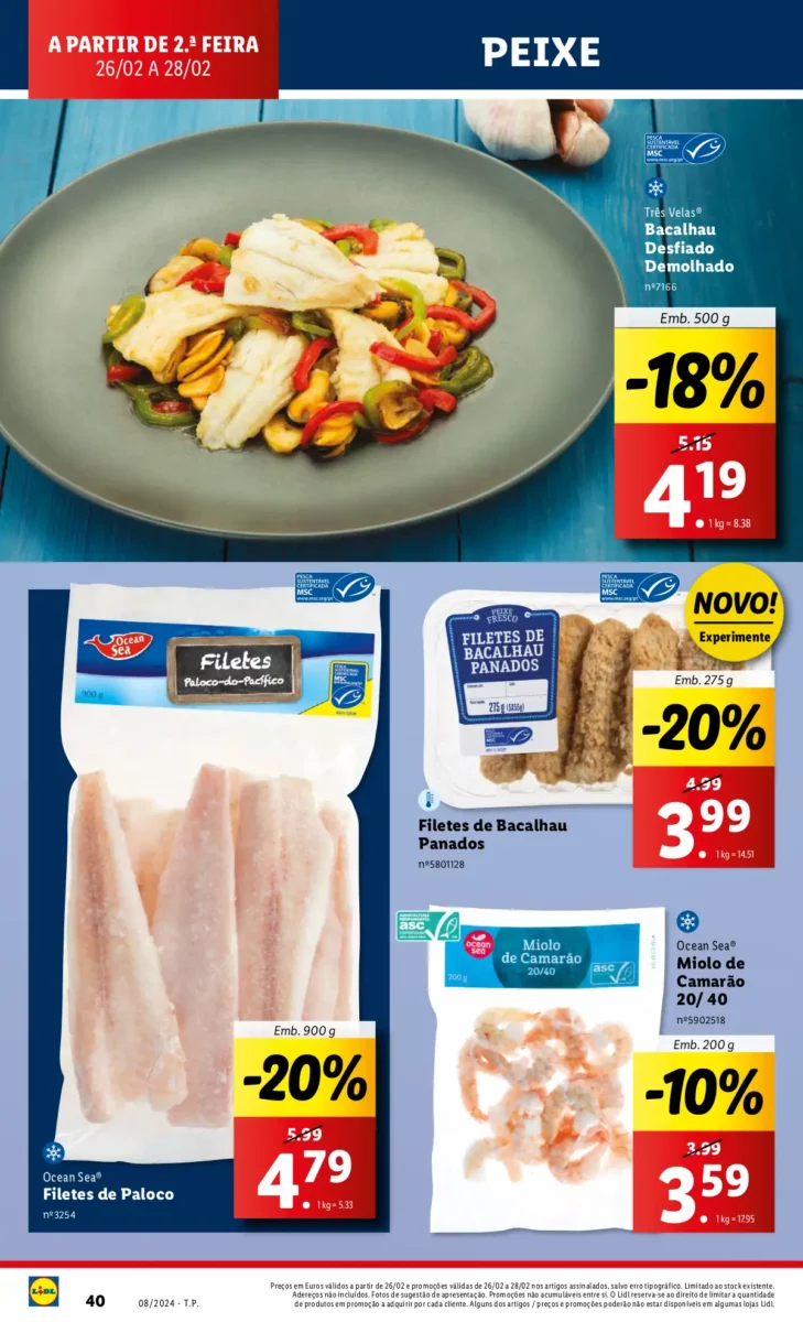 Antevis&atilde;o Folheto LiDL Novidades (a partir de 22 fevereiro)