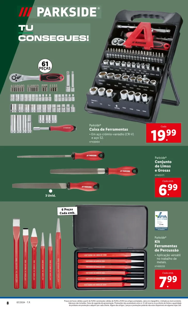 Antevis&atilde;o Folheto LiDL Novidades (a partir de 15 fevereiro)