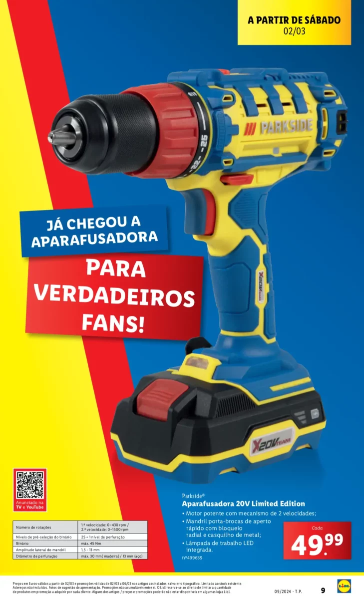 Antevis&atilde;o Folheto LiDL Novidades (a partir de 29 fevereiro)