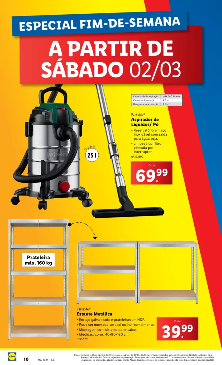 Antevis&atilde;o Folheto LiDL Novidades (a partir de 29 fevereiro)