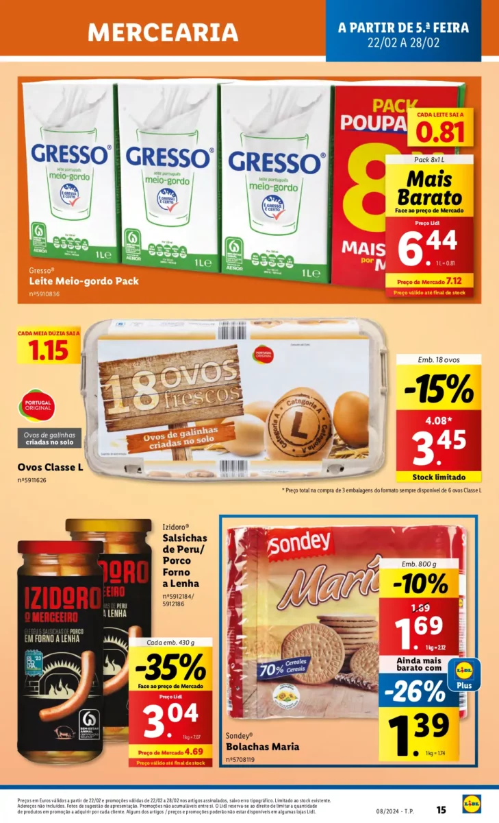 Antevis&atilde;o Folheto LiDL Promo&ccedil;&otilde;es (22 a 28 fevereiro)