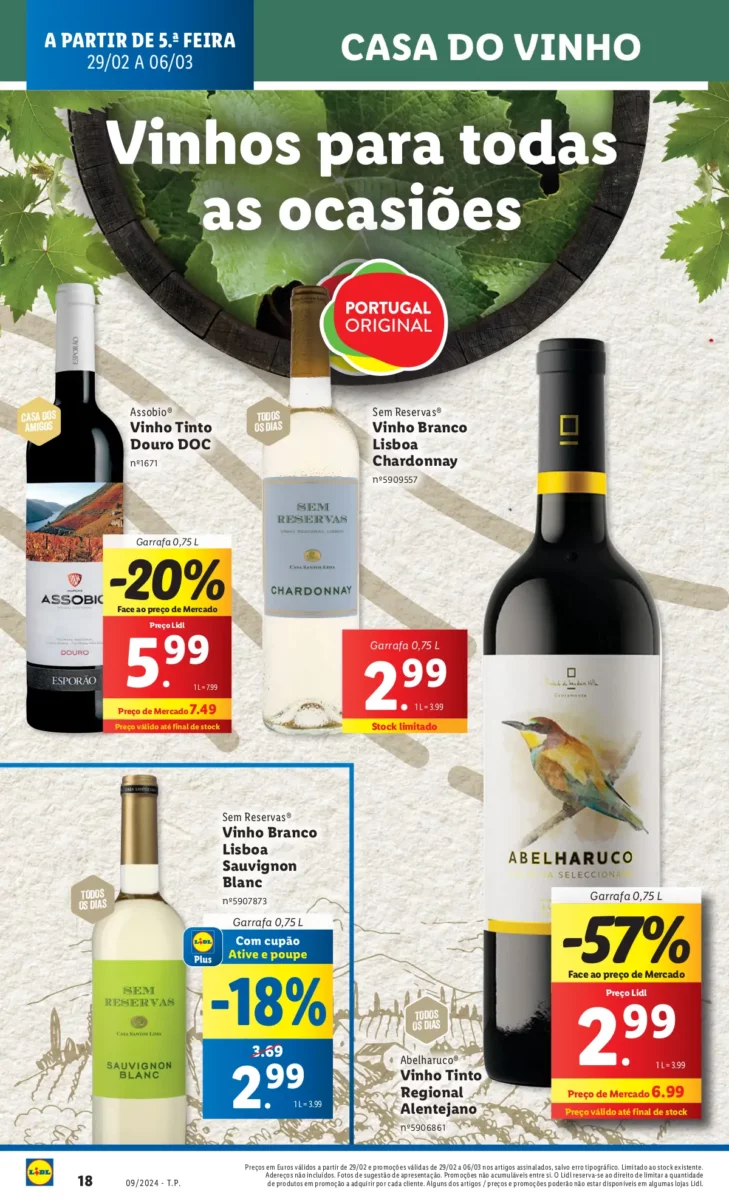 Antevis&atilde;o Folheto LiDL Promo&ccedil;&otilde;es (29 fevereiro a 6 mar&ccedil;o)