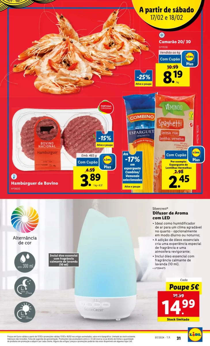 Antevis&atilde;o Folheto LiDL Promo&ccedil;&otilde;es (15 a 21 fevereiro)