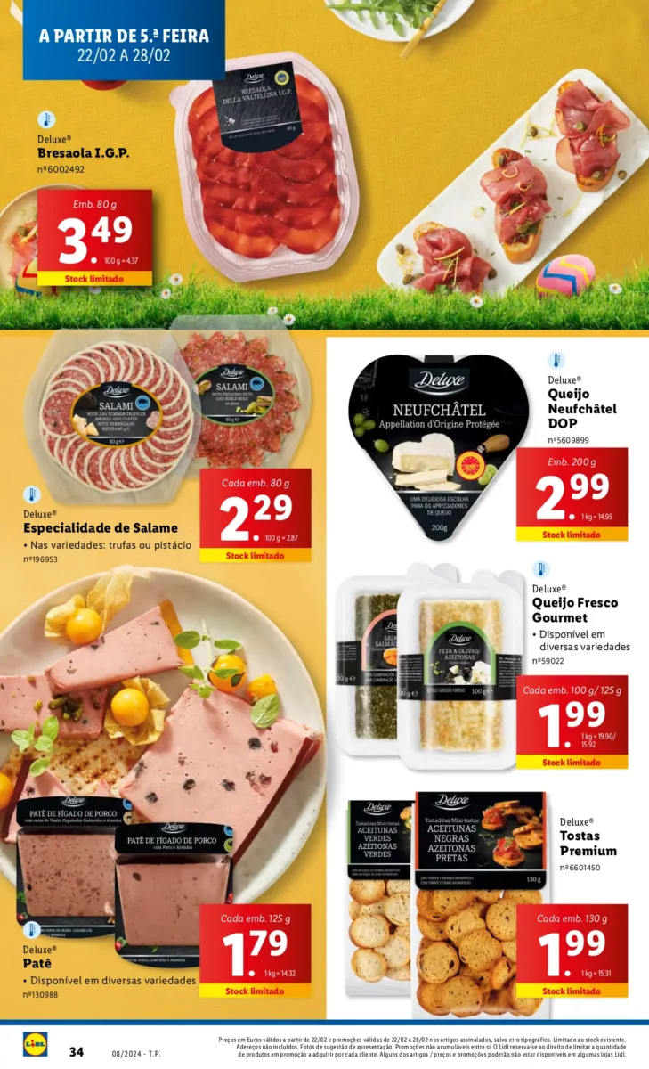 Antevis&atilde;o Folheto LiDL Promo&ccedil;&otilde;es (22 a 28 fevereiro)