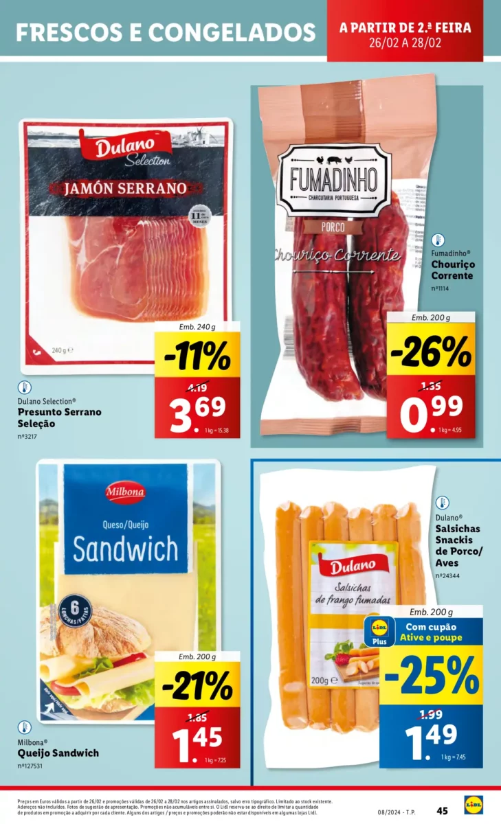 Antevis&atilde;o Folheto LiDL Promo&ccedil;&otilde;es (22 a 28 fevereiro)
