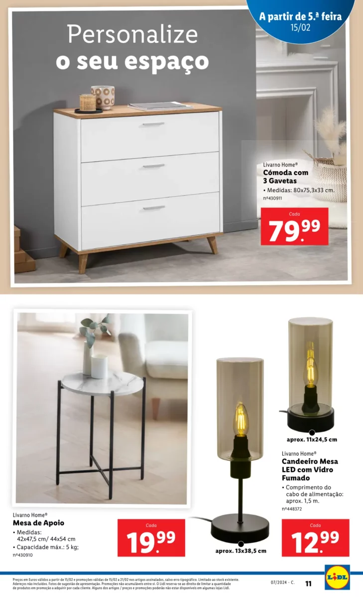 Antevis&atilde;o Folheto LiDL Promo&ccedil;&otilde;es (15 a 21 fevereiro)
