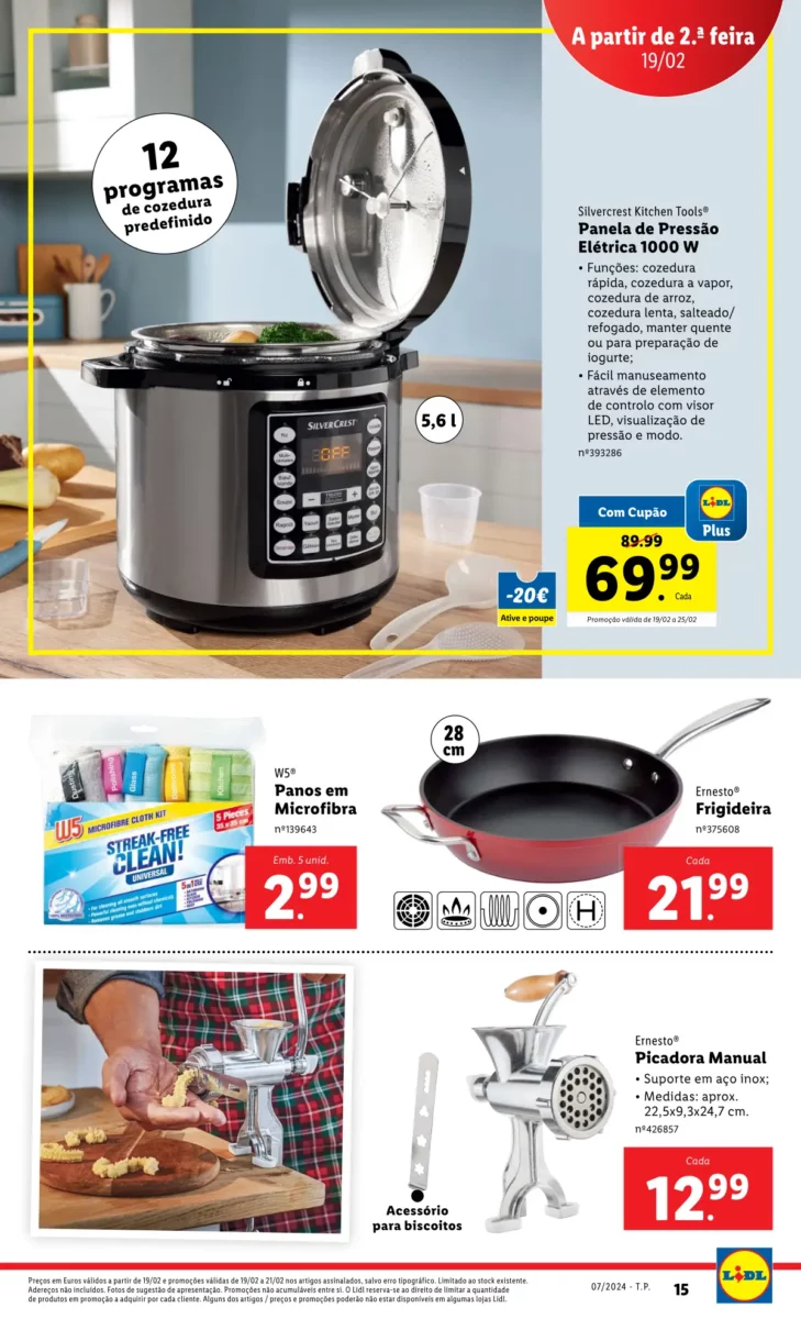 Antevis&atilde;o Folheto LiDL Promo&ccedil;&otilde;es (15 a 21 fevereiro)