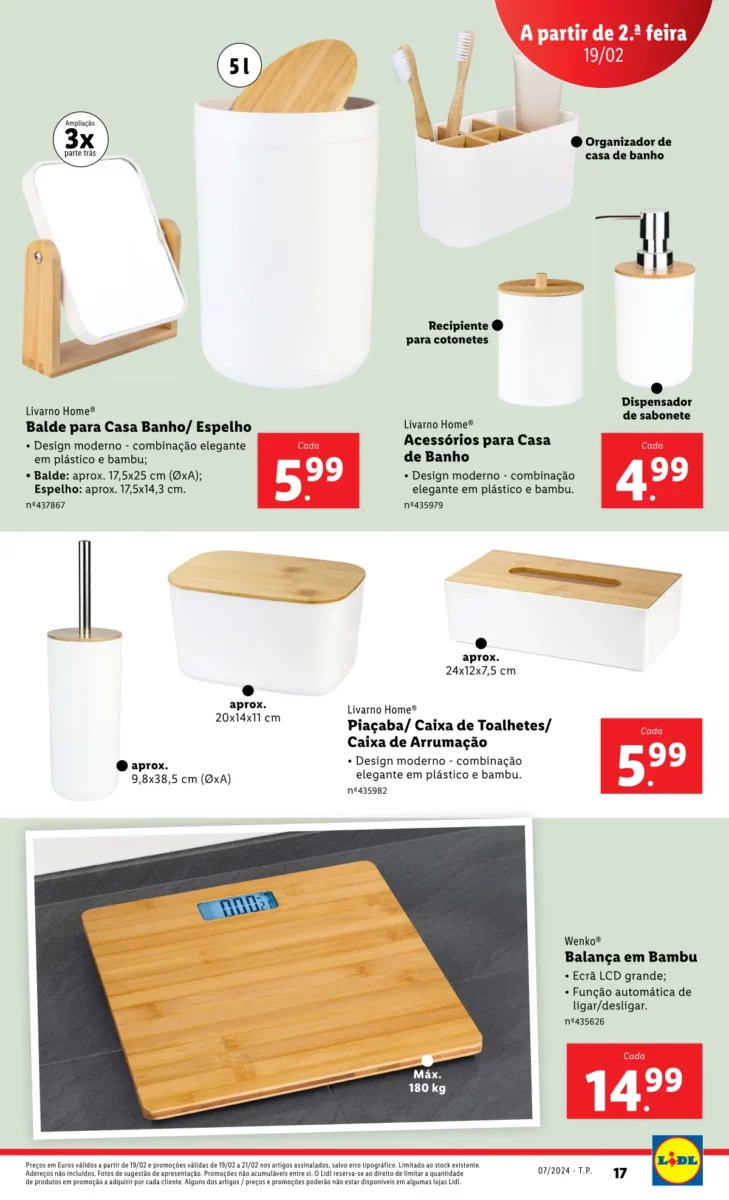 Antevis&atilde;o Folheto LiDL Promo&ccedil;&otilde;es (15 a 21 fevereiro)