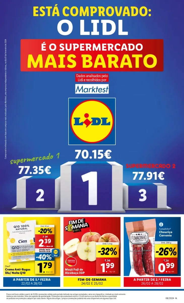Antevis&atilde;o Folheto LiDL Promo&ccedil;&otilde;es (22 a 28 fevereiro)