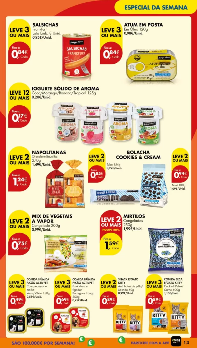 Antevis&atilde;o Folheto Pingo Doce (13 a 19 fevereiro)