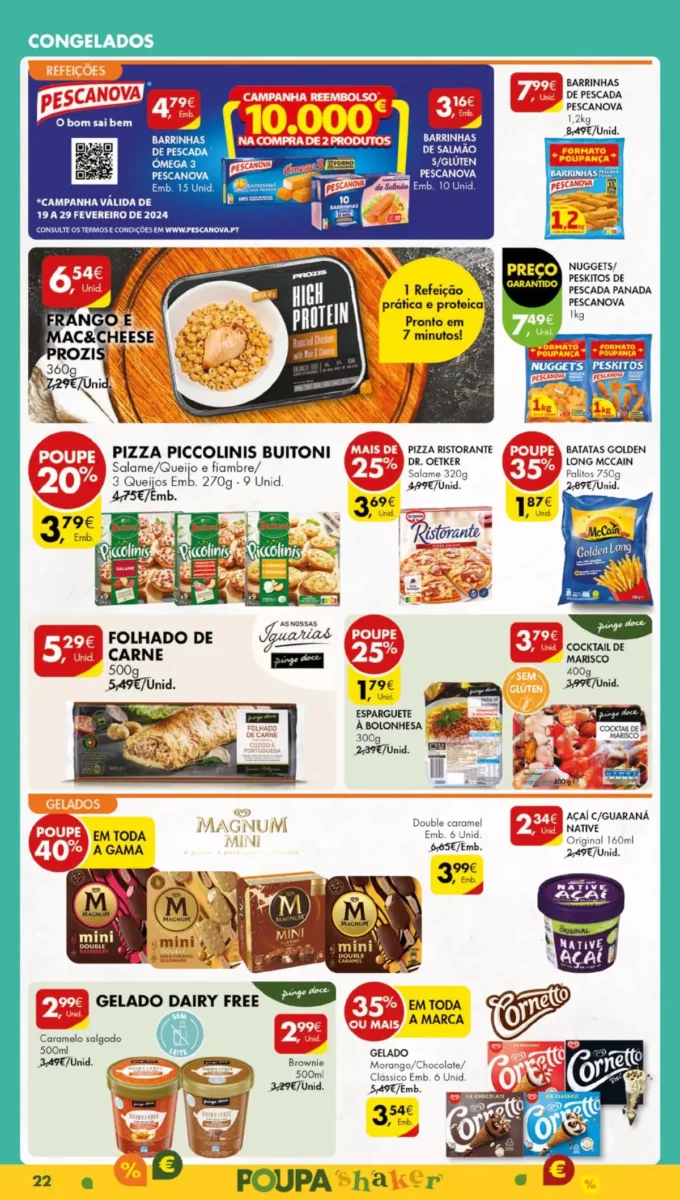 Antevis&atilde;o Folheto Pingo Doce (20 a 26 fevereiro)