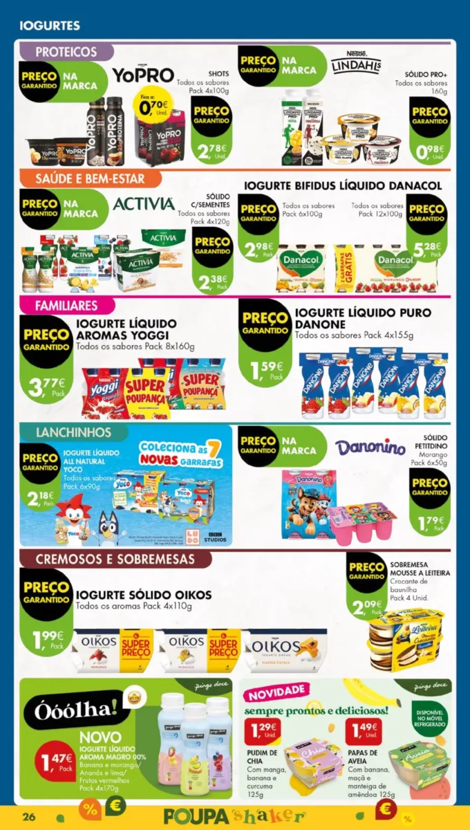 Antevis&atilde;o Folheto Pingo Doce (20 a 26 fevereiro)