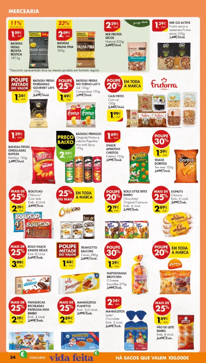 Antevis&atilde;o Folheto Pingo Doce (13 a 19 fevereiro)