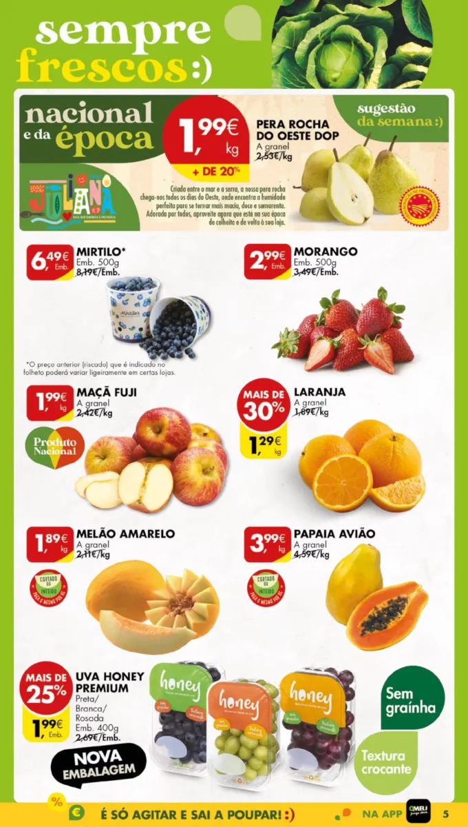 Antevis&atilde;o Folheto Pingo Doce (20 a 26 fevereiro)