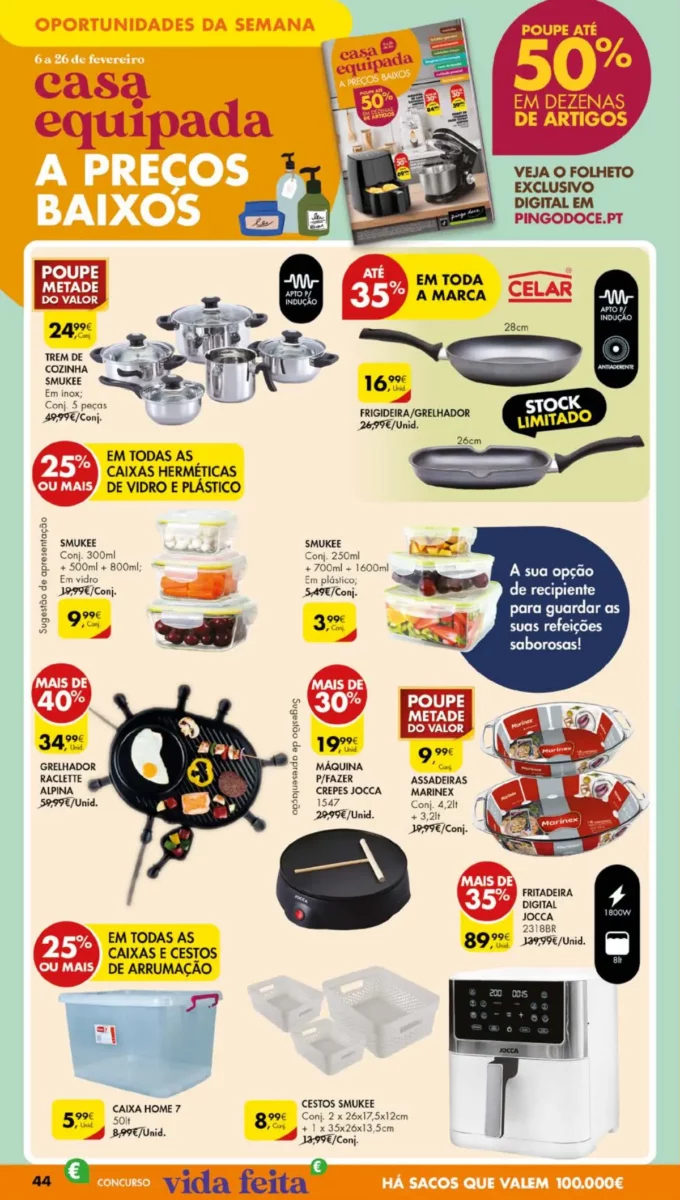 Antevis&atilde;o Folheto Pingo Doce (13 a 19 fevereiro)