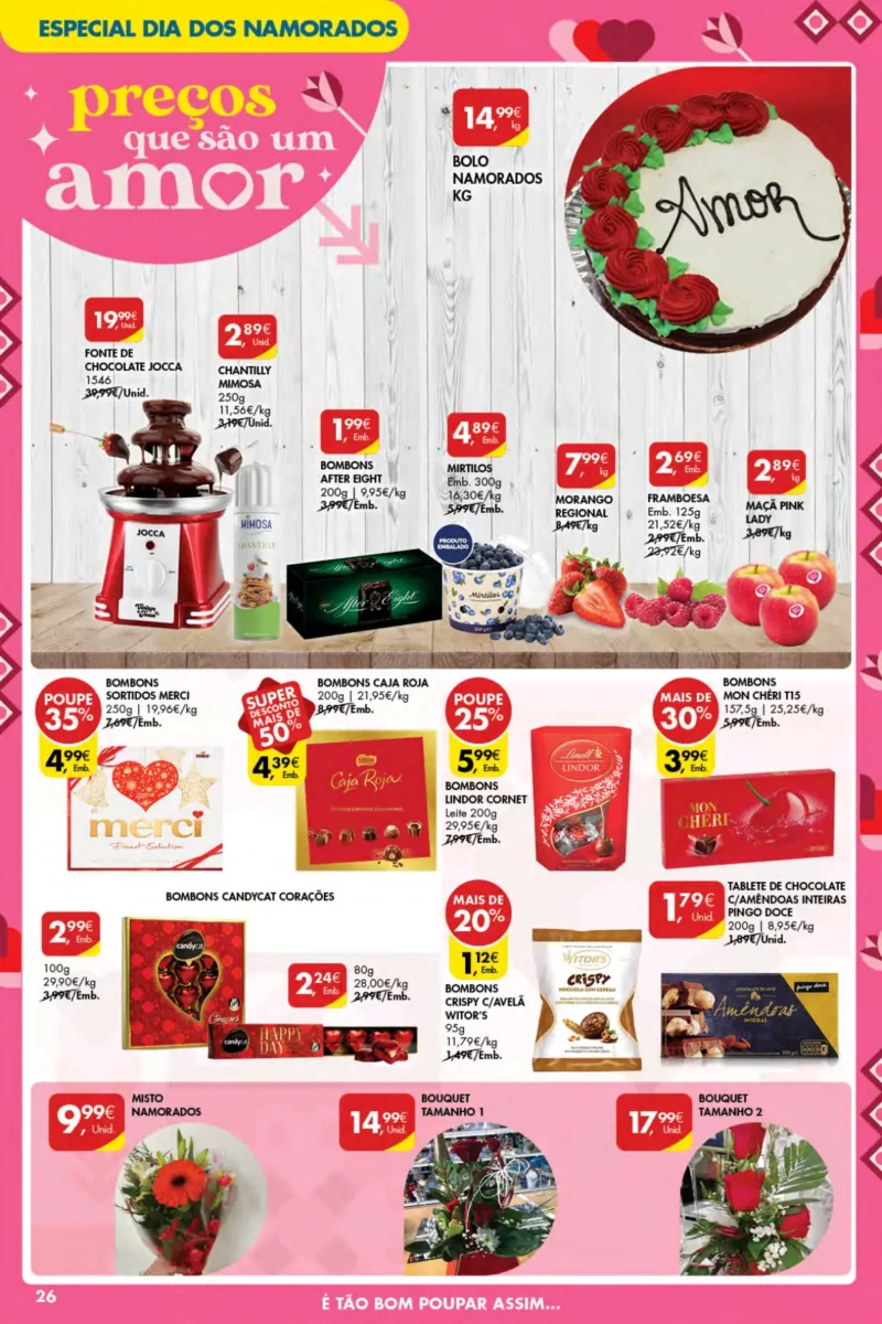 Antevis&atilde;o Folheto Pingo Doce A&ccedil;ores (8 a 14 fevereiro)