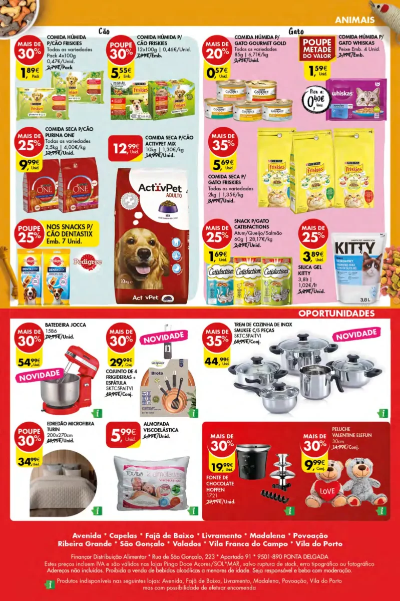 Antevis&atilde;o Folheto Pingo Doce A&ccedil;ores (1 a 7 fevereiro)