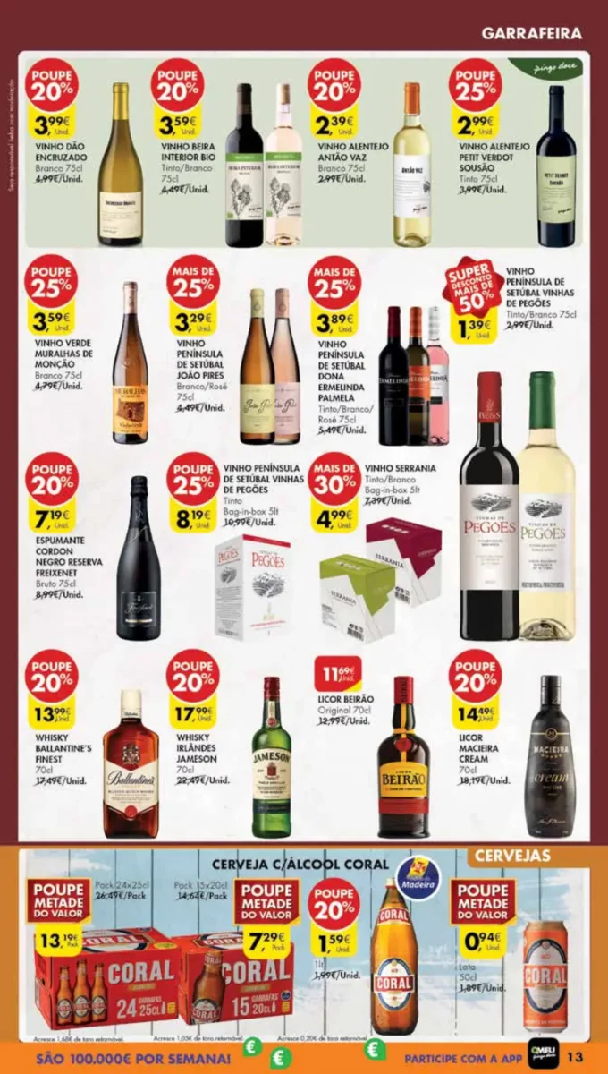 Antevis&atilde;o Folheto Pingo Doce Madeira (13 a 19 fevereiro)