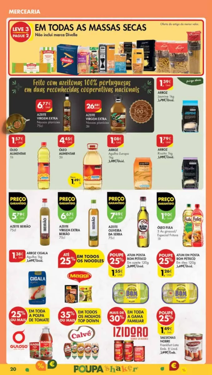 Antevis&atilde;o Folheto Pingo Doce Madeira (20 a 26 fevereiro)